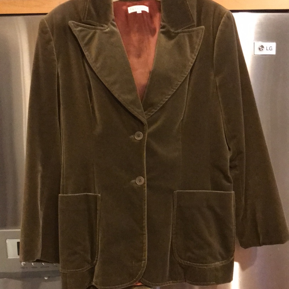 Parallel Brown Blazer Jacket Size12 - image 1